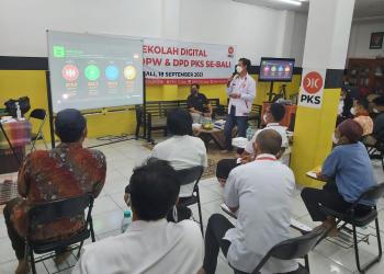 Cetak Kontributor Daerah, PKS Bali Gelar Sekolah Digital