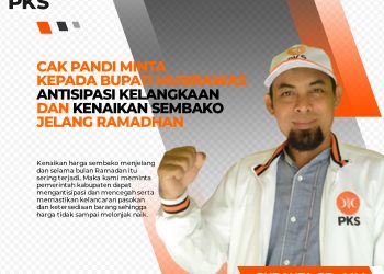 Cak PANDI Minta Bupati Musi Rawas Antisipasi Kelangkaan dan Kenaikan Sembako Jelang Ramadhan