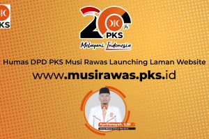 20 Tahun PKS, Humas DPD PKS Mura Launching Laman Website
