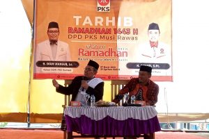 Kader PKS Musi Rawas Diajak Tingkatkan Ketakwaan Menyambut Ramadhan